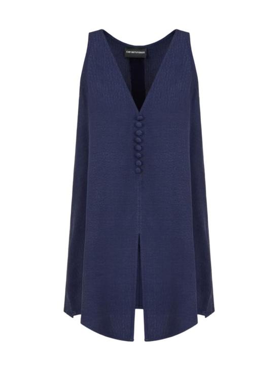 25SS 엠포리오 아르마니 블라우스 EW000712AF12691UB115 BLUE