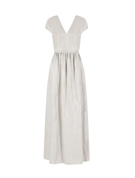 25SS 엠포리오 아르마니 롱 원피스 EW001744TE14311U8011 SEL DE CAMARGUE