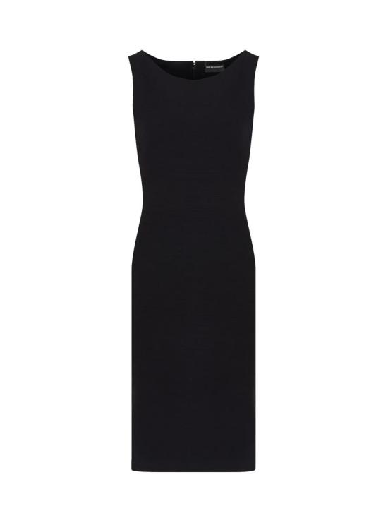 25SS 엠포리오 아르마니 미디 원피스 EW000636AF12364UC001 Black