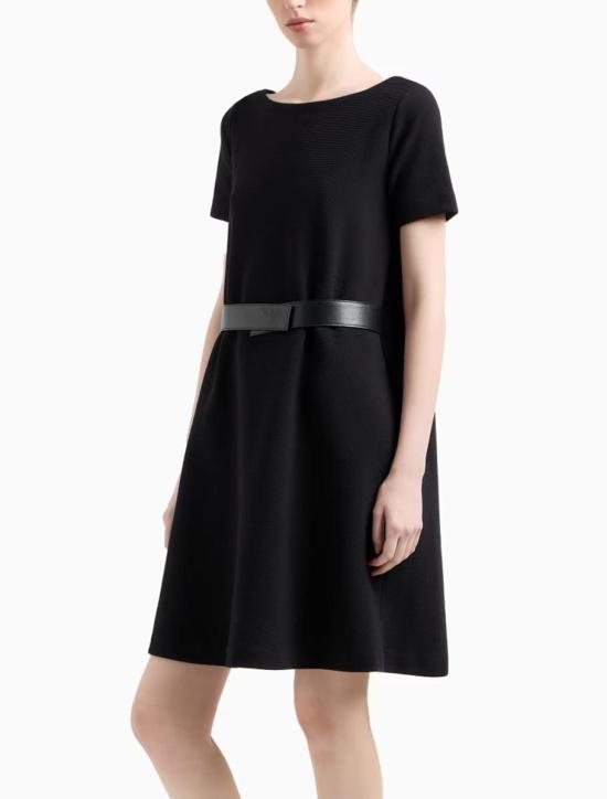 25SS 엠포리오 아르마니 숏 원피스 EW000632AF12364UC001 Black - EMPORIO ARMANI