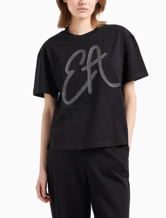 25SS 엠포리오 아르마니 반팔 티셔츠 EW001523AF12573UC001 Black - EMPORIO ARMANI