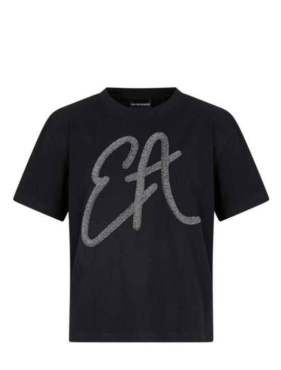 25SS 엠포리오 아르마니 반팔 티셔츠 EW001523AF12573UC001 Black