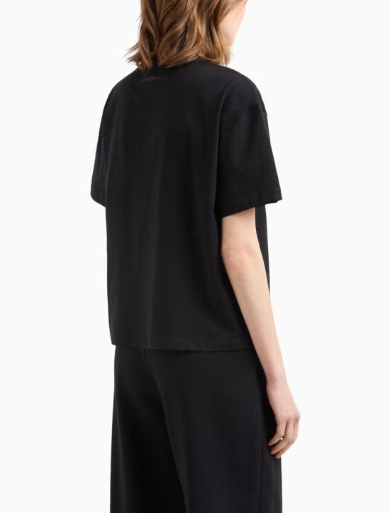 25SS 엠포리오 아르마니 반팔 티셔츠 EW001523AF12573UC001 Black - EMPORIO ARMANI