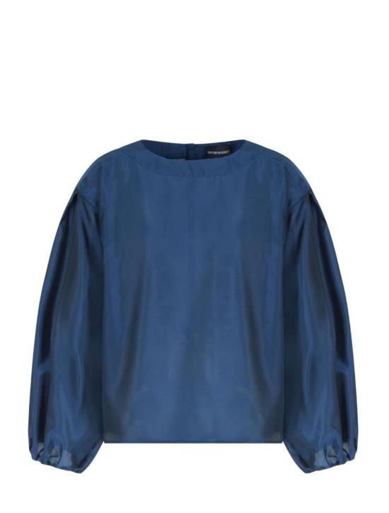 25SS 엠포리오 아르마니 블라우스 EW001430AF16041UB096 BLUE