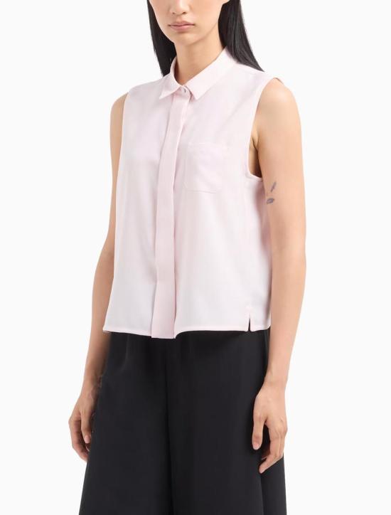 25SS 엠포리오 아르마니 셔츠 EW000992AF12696UA205 PALE ROSE - EMPORIO ARMANI