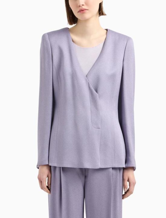 25SS 엠포리오 아르마니 자켓 EW000983TE12241UA061 PURPLE - EMPORIO ARMANI