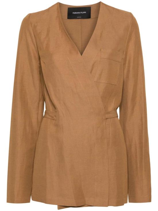  파비아나 필리피 자켓 GCD274F209D544 brown