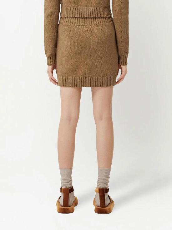  버버리 모노그램 모티브 코튼 블랜드 숏 스커트 8055589 - BURBERRY