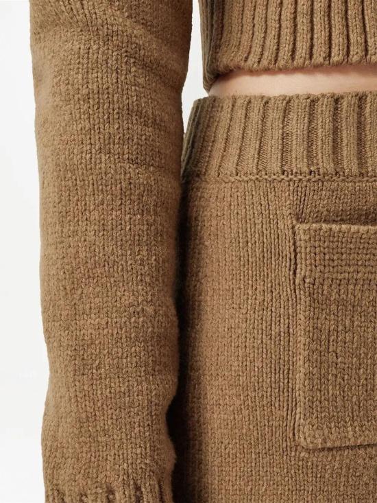  버버리 모노그램 모티브 코튼 블랜드 숏 스커트 8055589 - BURBERRY