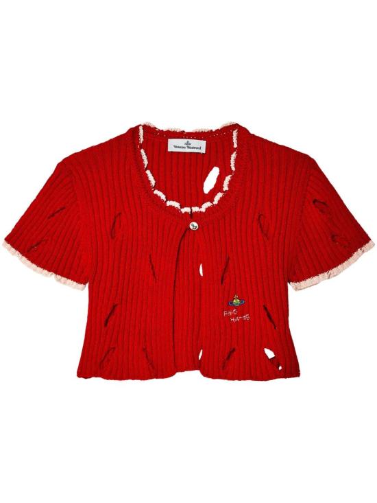  비비안웨스트우드 가디건 18030067Y003H red