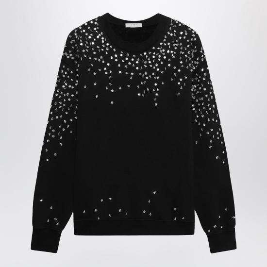  1989 스튜디오 긴팔 티셔츠 MFW24 301 CRYSTACO Black