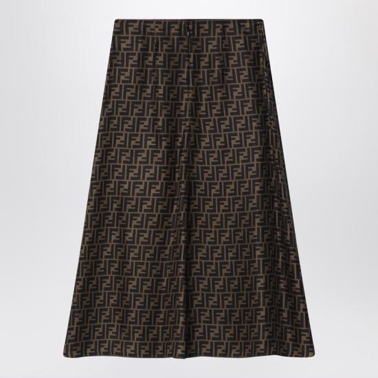 25SS 펜디 스커트 FQ7601A8G3 Brown - FENDI