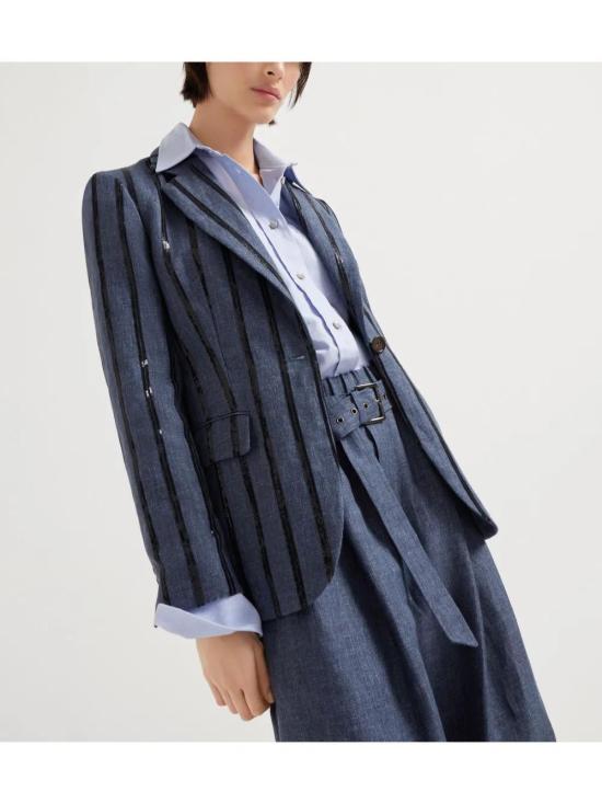  브루넬로 쿠치넬리 수트 자켓 MH5387333C100 - BRUNELLO CUCINELLI