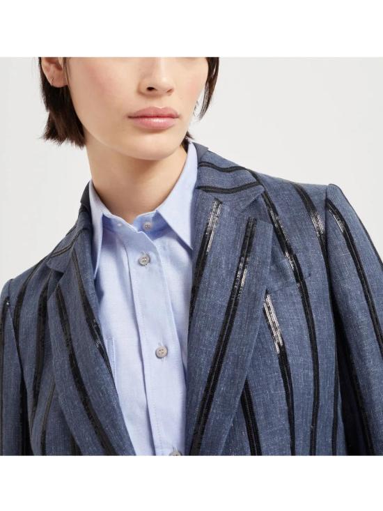  브루넬로 쿠치넬리 수트 자켓 MH5387333C100 - BRUNELLO CUCINELLI