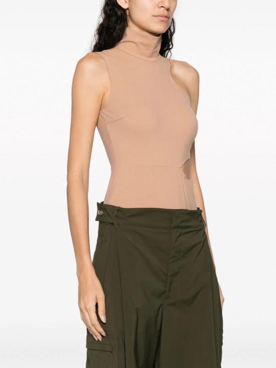 25FW 월포드 바디수트 티셔츠 79282 4853 NUDE - WOLFORD