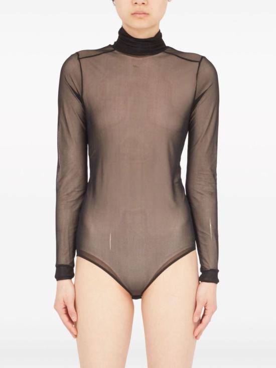  마르지엘라 바디수트 티셔츠 S51NA0098S24639 900 BLACK - MAISON MARGIELA