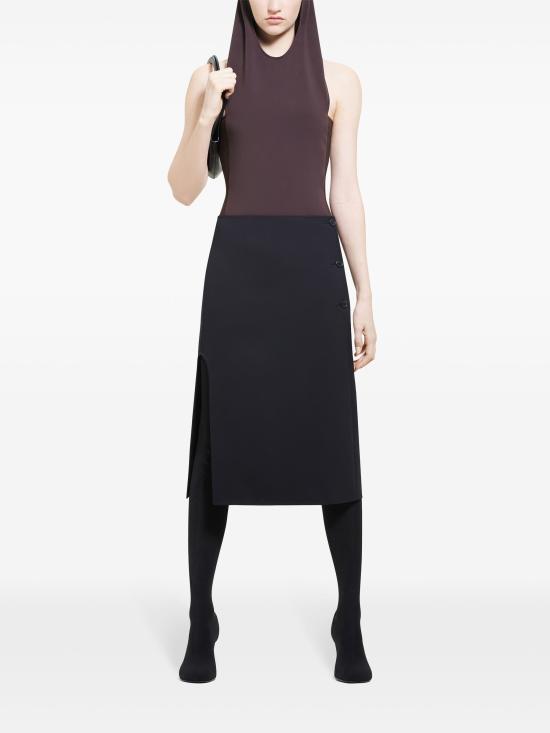 24FW 쿠레쥬 바디수트 티셔츠 424JBD108PL0159 1983 CHOCOLATE - COURREGES