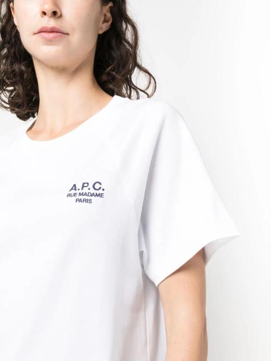  아페쎄 반팔 티셔츠 COEZCF26274 white - A.P.C.