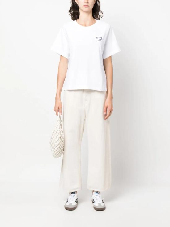 아페쎄 반팔 티셔츠 COEZCF26274 white - A.P.C.