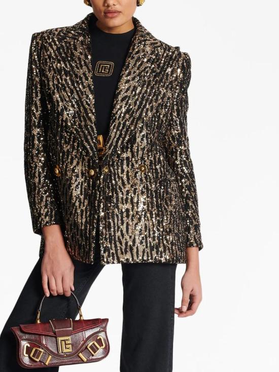  발망 수트 자켓 BF1SJ036XG04 black - BALMAIN