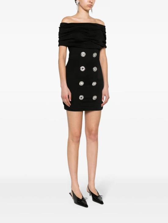  발망 숏 원피스 CF1R6085JE44 - BALMAIN