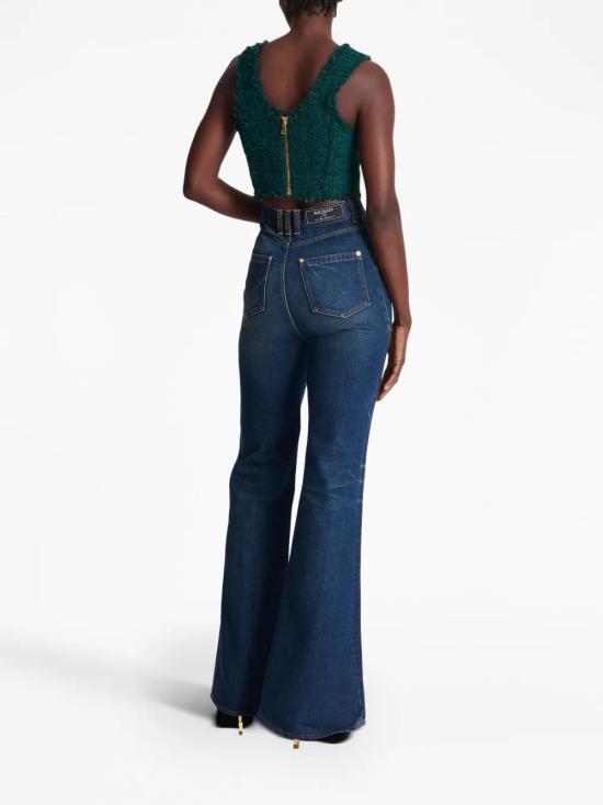  발망 민소매 티셔츠 BF1AB326XF91 - BALMAIN