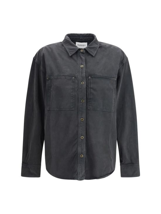 25SS 이자벨마랑에뚜왈 셔츠 CH0206FAC1N06E 02FK Black