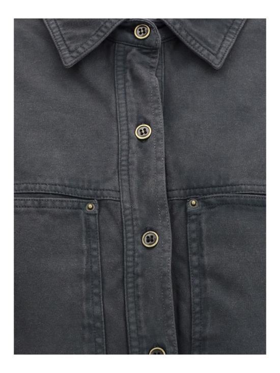 25SS 이자벨마랑에뚜왈 셔츠 CH0206FAC1N06E 02FK Black - ISABEL MARANT ETOILE