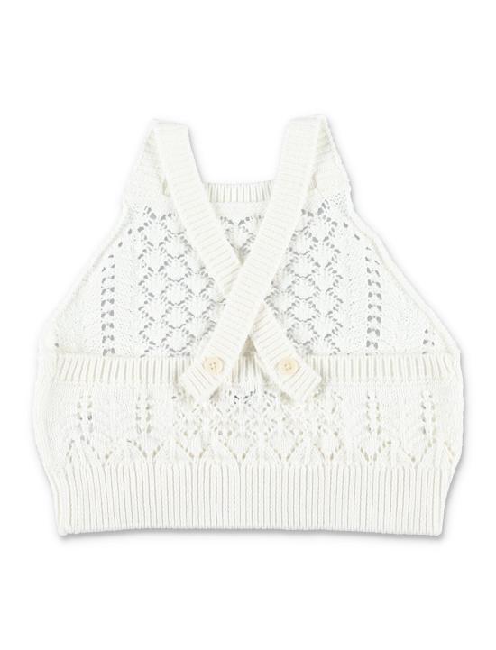 25SS [키즈] 일 구포 탑 TC088EM442 100 WHITE - IL GUFO