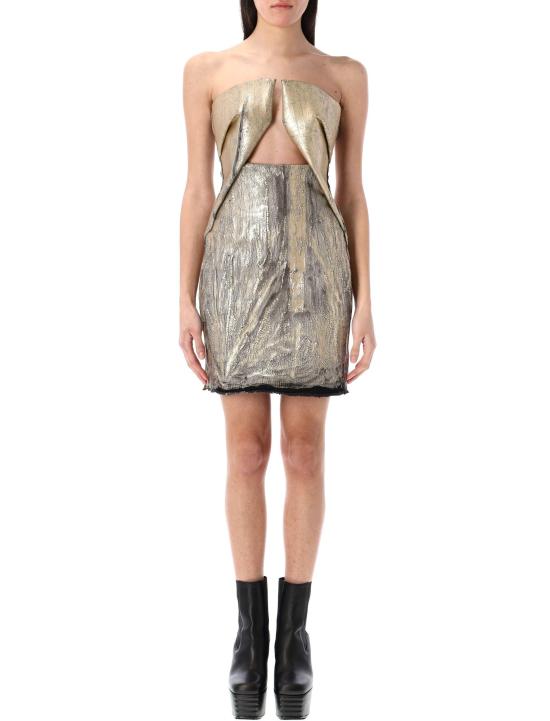 25SS 릭 오웬스 숏 원피스 RP01E7531SGMC 02 GOLD