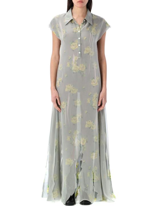 25SS 아크네 스튜디오 롱 원피스 A20813 BYA YELLOW GREY