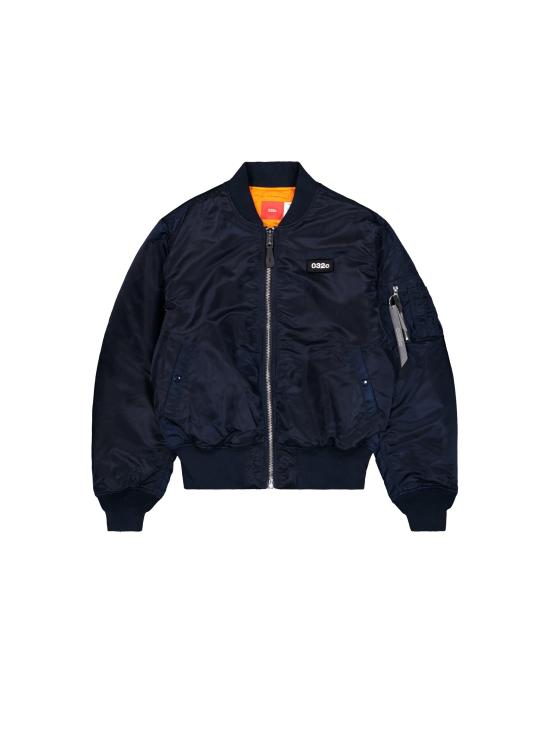  032C 봄버 자켓 32CU242CRJP139NV DARK NAVY ORANGE DOM