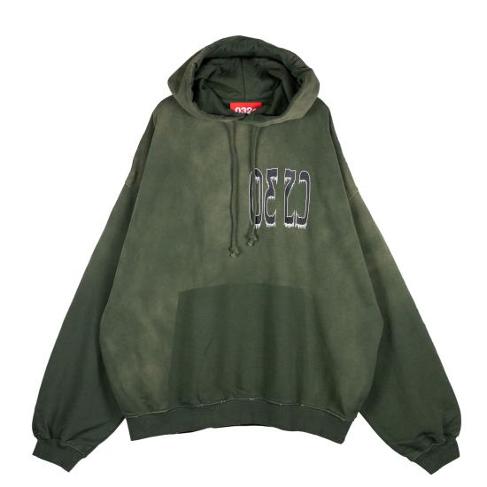  032C 후드 티셔츠 32CU242PRHD047OL FADED OLIVE DRAB DOM