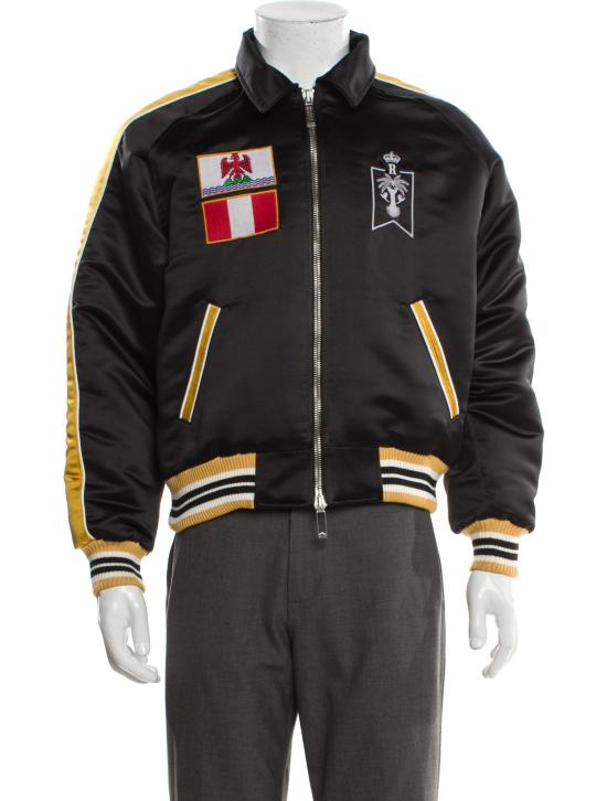  루드 봄버 자켓 RDEM241PRJK014BK BLACK MUSTARD DOM