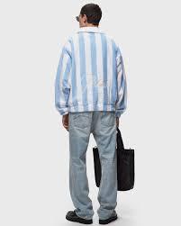  루드 후드 티셔츠 RDEM241PRSW001MT WHITE LIGHT BLUE DOM - RHUDE