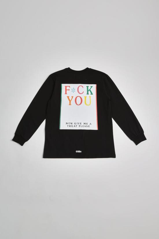  032C 긴팔 티셔츠 32CU243CRTS002BK BLACK DOM - 032C