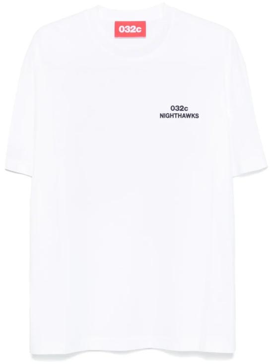  032C 반팔 티셔츠 32CU242PRTS058WH WHITE DOM