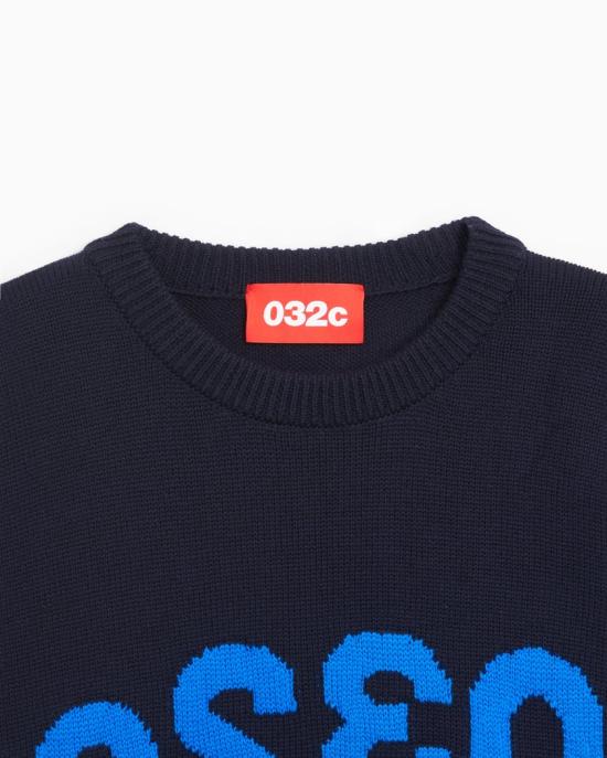  032C 스웨터 32CU242MRST025NV DARK BLUE DOM - 032C