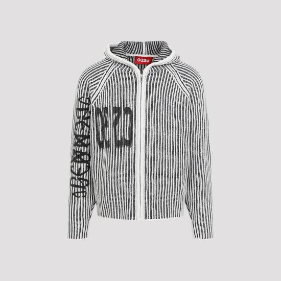 24FW 032C 자켓 32CM242PRHD023MT BLACK WHITE DOM