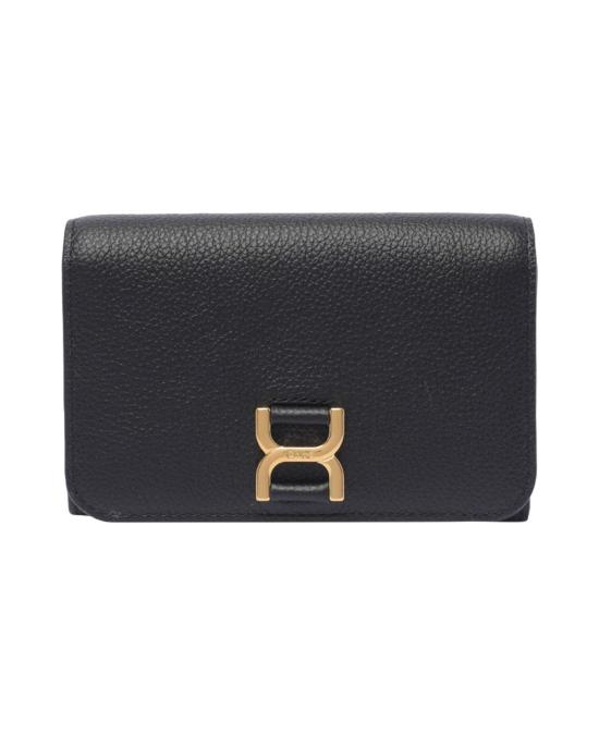 25SS 끌로에 마르씨 미디움 그레인드 카프스킨 컴팩트 월렛 CHC23AP097I31001 DOM