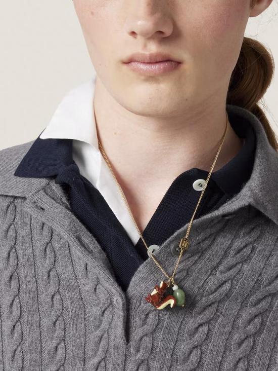 25SS 미우미우 기타 5IC1602CUVF04A0 GOLD DOM - MIU MIU