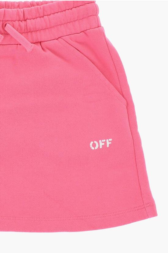  [키즈] 오프화이트 스커트 OGCK002S24 AFLE001 3201 Pink - OFF WHITE