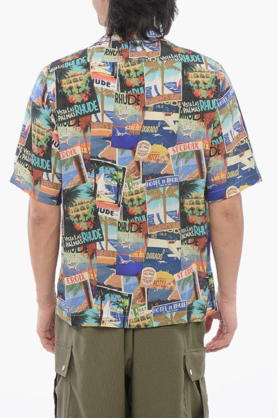  루드 반팔 셔츠 RHPS24SR08 174976 1976 Multicolor - RHUDE