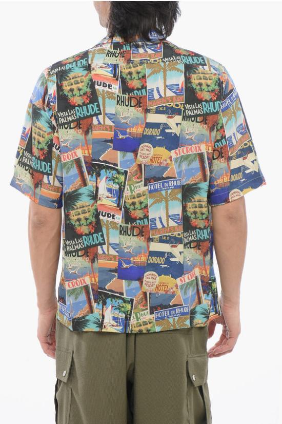  루드 반팔 셔츠 RHPS24SR08 174976 1976 Multicolor - RHUDE