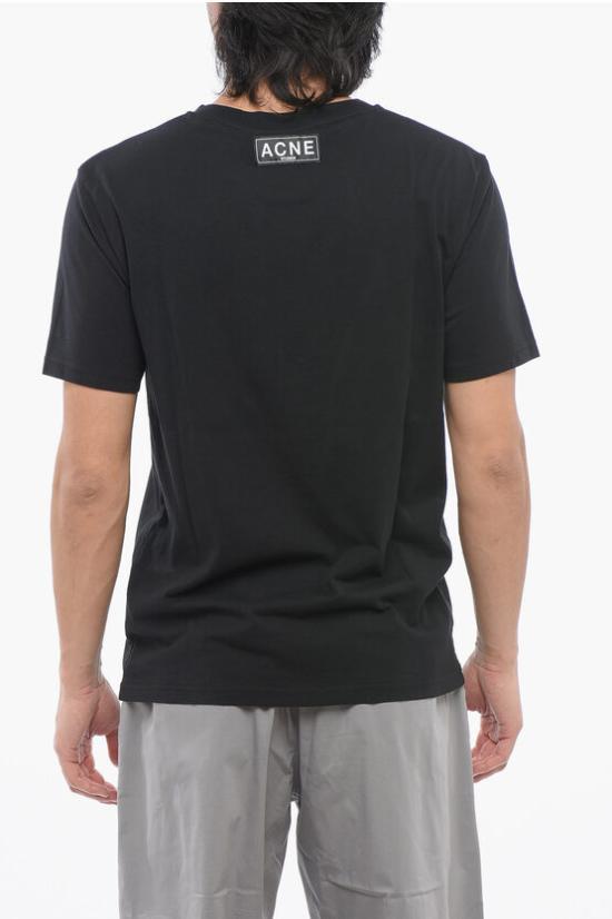  아크네 스튜디오 반팔 티셔츠 FN UX TSHI000047 CL0265 900 BLACK Black - ACNE STUDIOS