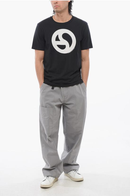  아크네 스튜디오 반팔 티셔츠 FN UX TSHI000047 CL0265 900 BLACK Black - ACNE STUDIOS