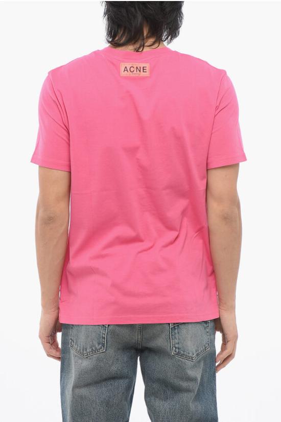  아크네 스튜디오 반팔 티셔츠 FN UX TSHI000047 CL0265 ASA NEON PINK Pink - ACNE STUDIOS