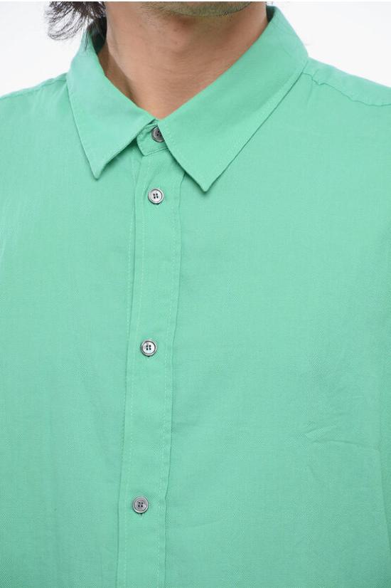  아크네 스튜디오 긴팔 티셔츠 FN MN SHIR000755 BB0571 AB8 GREEN Green - ACNE STUDIOS