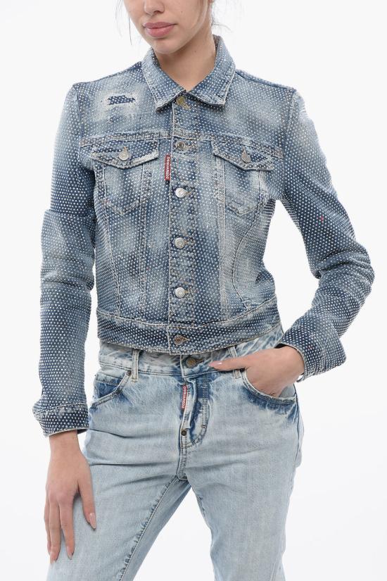  디스퀘어드2 데님 자켓 S72AM1038 S30342 470 Light blue