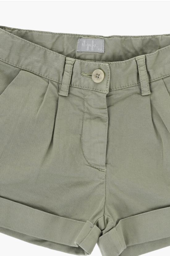  [키즈] 일 구포 쇼츠/버뮤다 P24PS008C6034 ACO 537 Green - IL GUFO